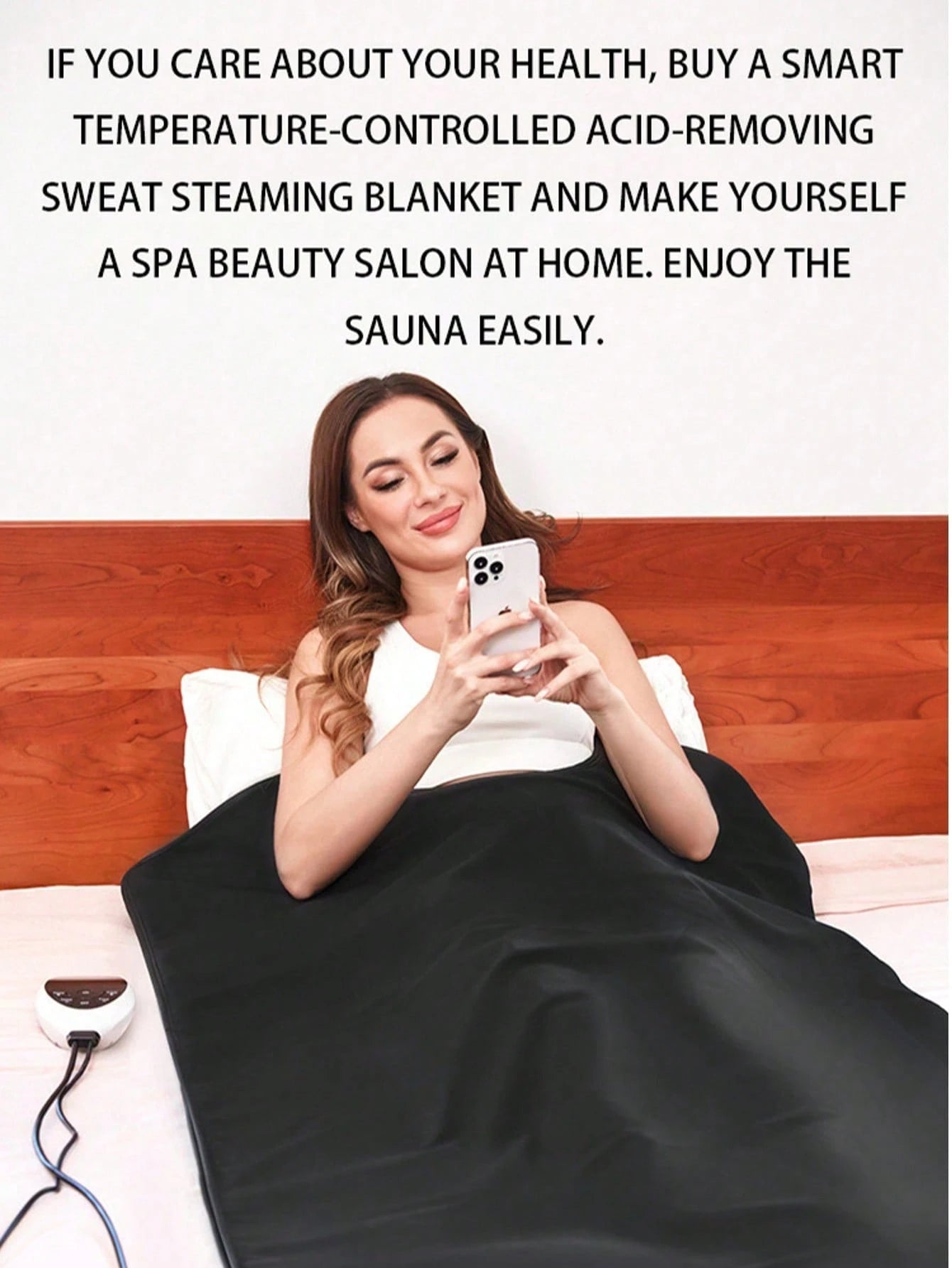 Sauna Blanket – Portable Far Sauna for Home Relaxation & Detox | 77-176°F Adjustable Temperature Range