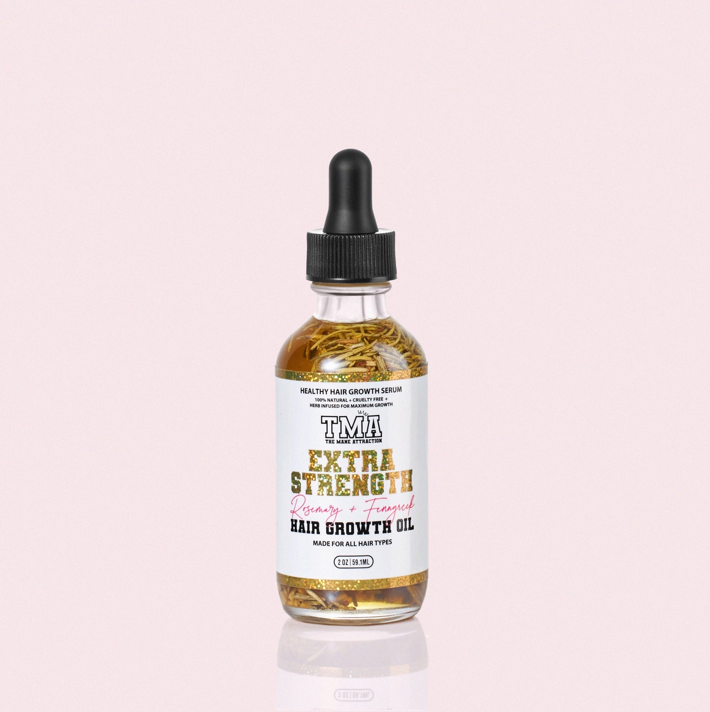 Extra Strength Rosemary+Fenugreek Herbal Hair Growth Oil